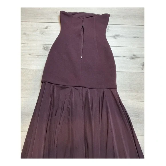 Babyboo Merritt Gown Plum Small New With Tags - Picture 5 of 7